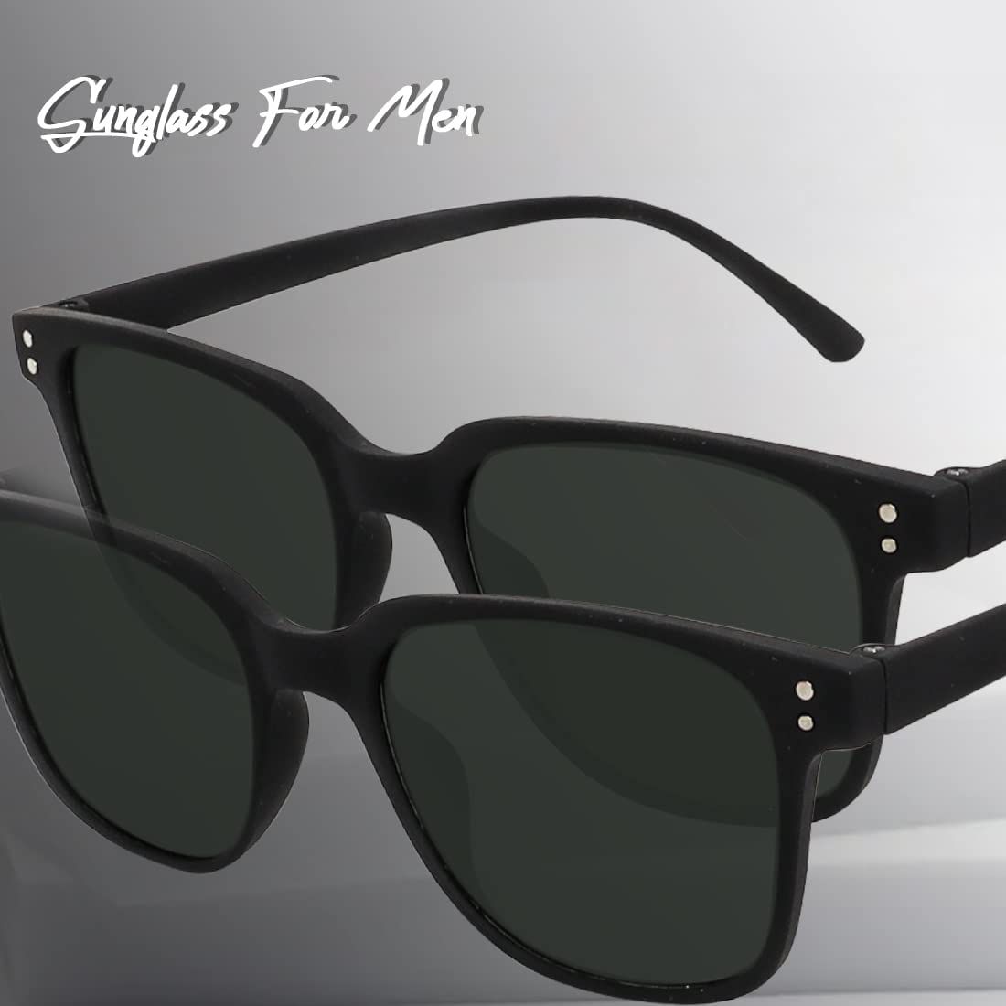 Unisex Black Sunglass