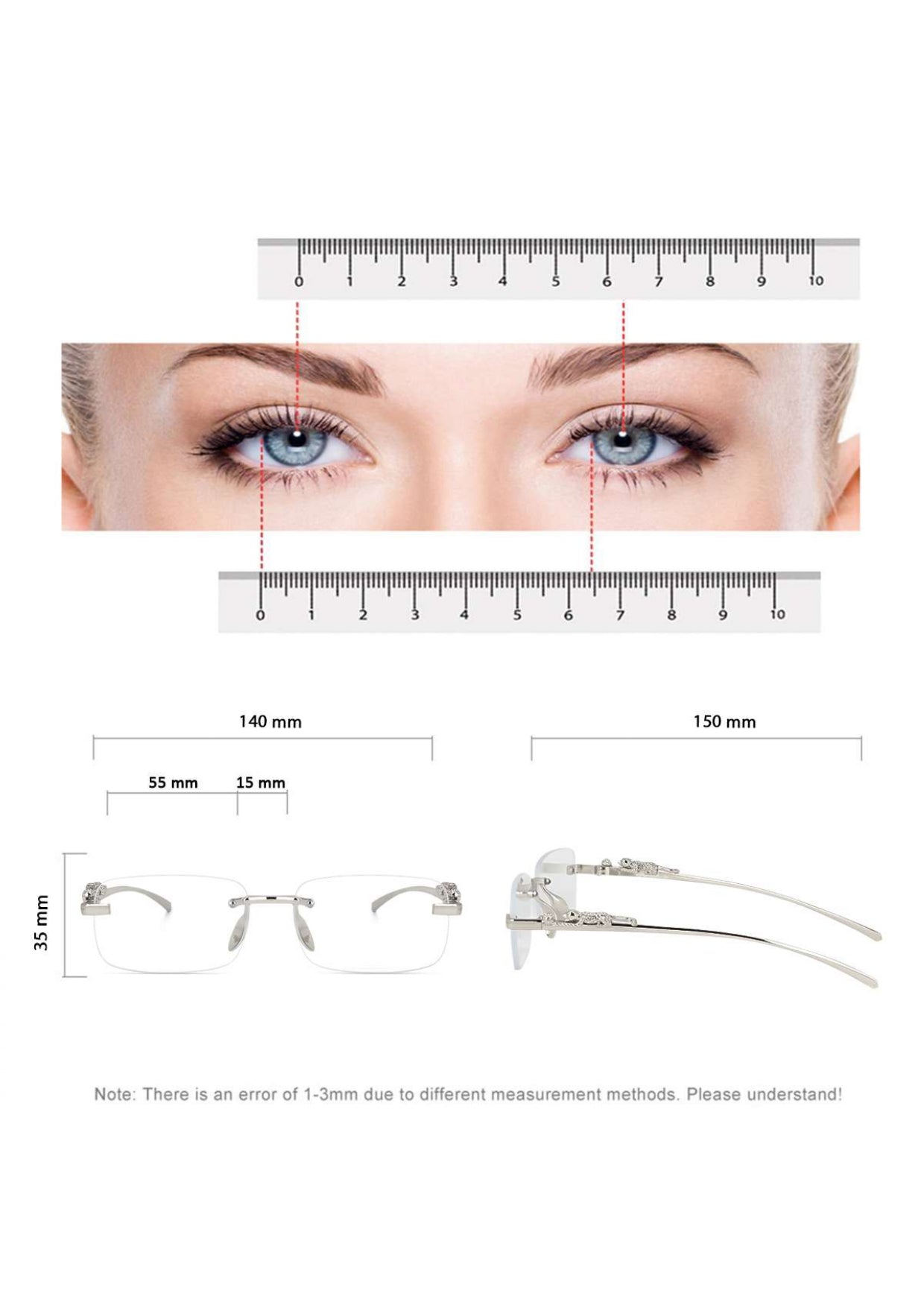 Mc Stan Clear Rimless