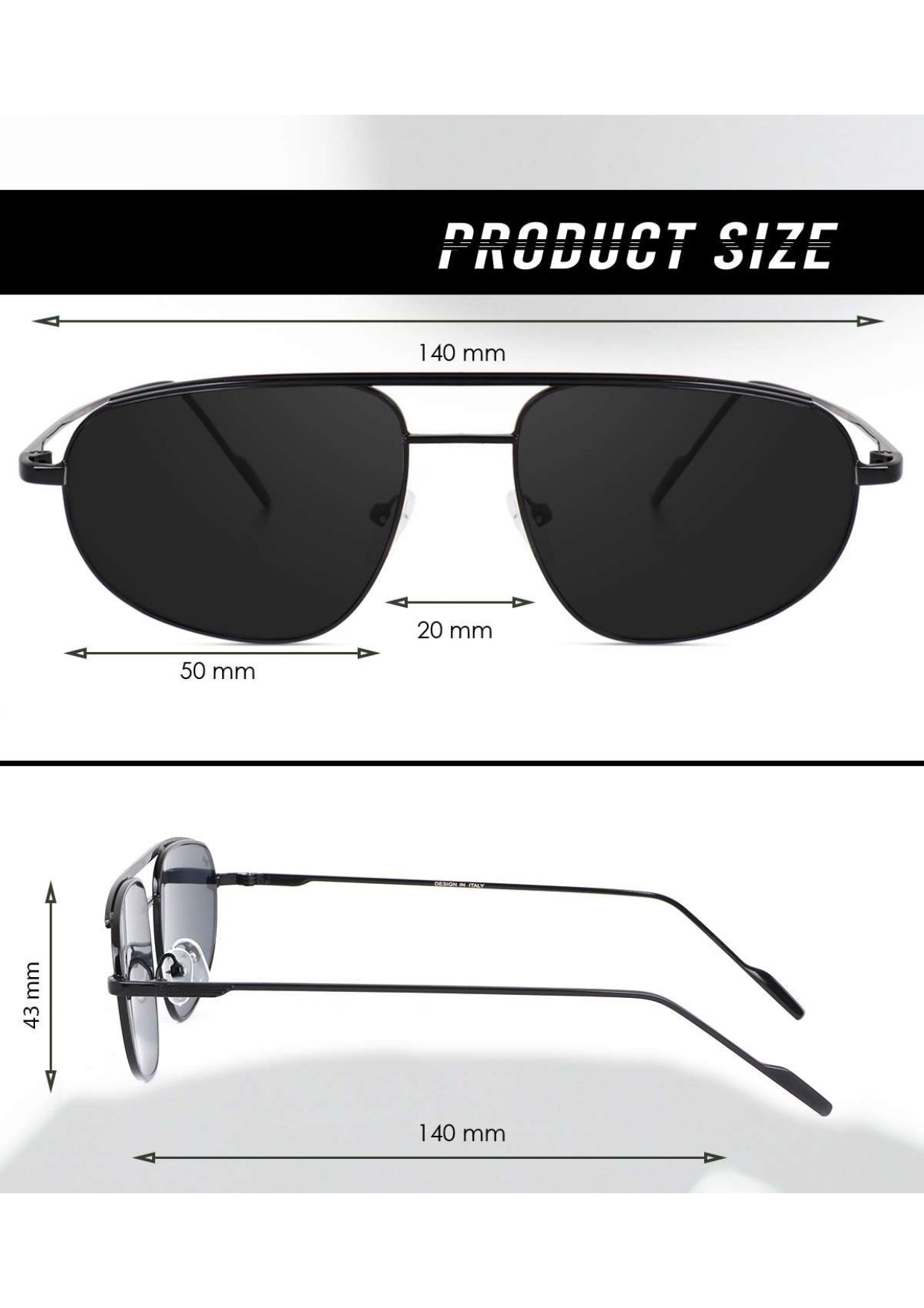 Pilot Full Black Sunlgass