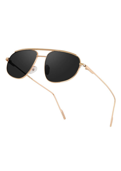 Pilot Gold Black Sunglass