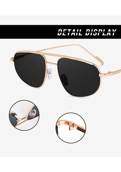 Pilot Gold Black Sunglass