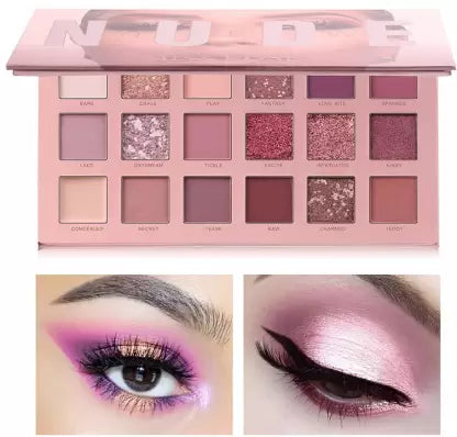 Combo of Nude & Beauty Glazed Color Board Eyeshadow Palettes