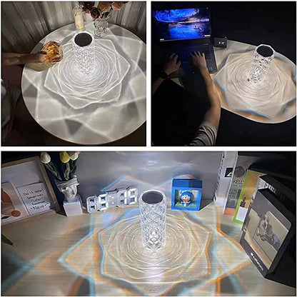 Crystal Diamond Lamp USB Charging