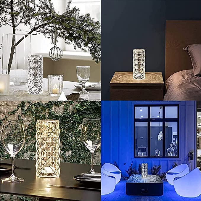 Crystal Diamond Lamp USB Charging