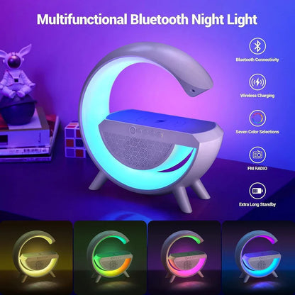 G-Shape LED Lamp & Bluetooth Speaker