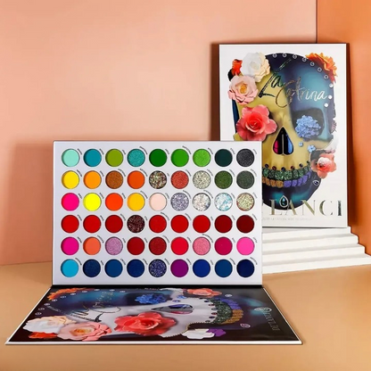 Delanci La Catrina 54 Colors EyeShadow Palette