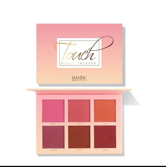 IMAGIC PROfessional Cosmetic Touch Blush Palette 6 Color 80g