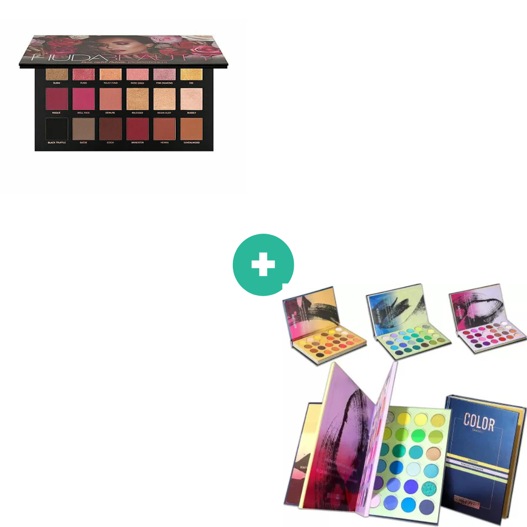Combo of Beauty Glazed Color Board & Remastered Eyeshadow Palette
