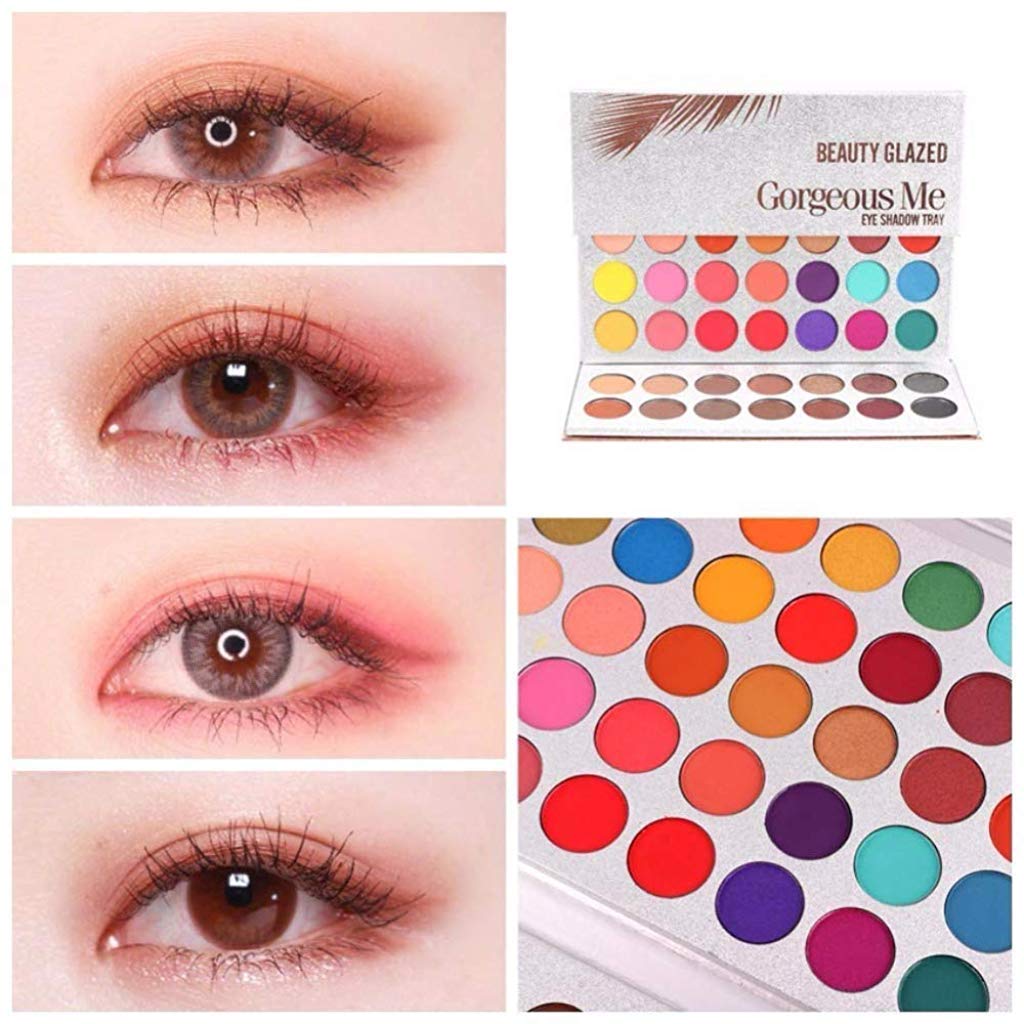 Beauty Glazed 63 Colors Pearlescent Matte Eyeshadow