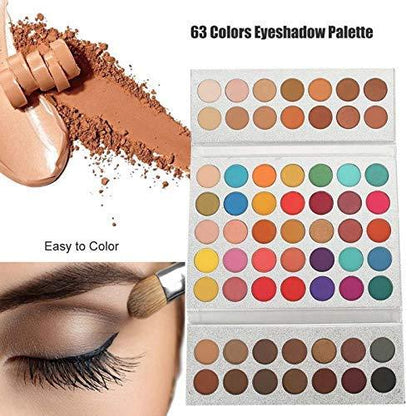 Beauty Glazed 63 Colors Pearlescent Matte Eyeshadow