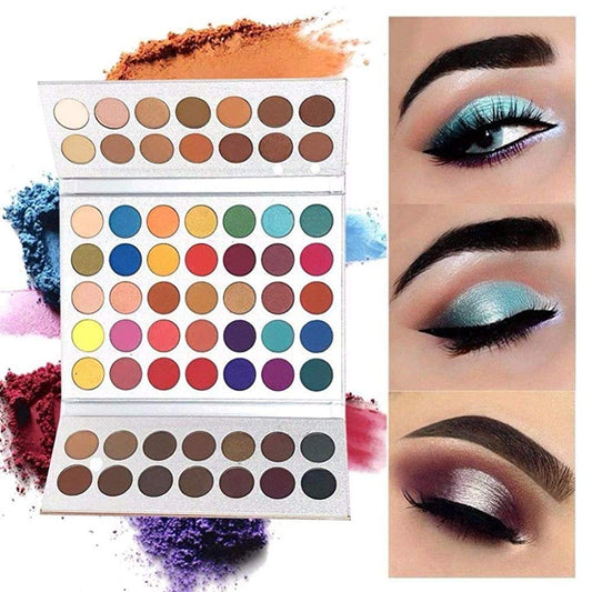 Beauty Glazed 63 Colors Pearlescent Matte Eyeshadow