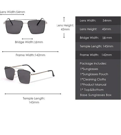 Hoya Square Sunglass For Men & Women