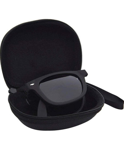 Folding Black Unisex Sunglass
