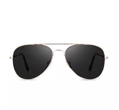 SRK Aviator Silver Black Sunglass