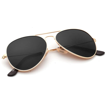 Aviator Black Unisex Sunglass