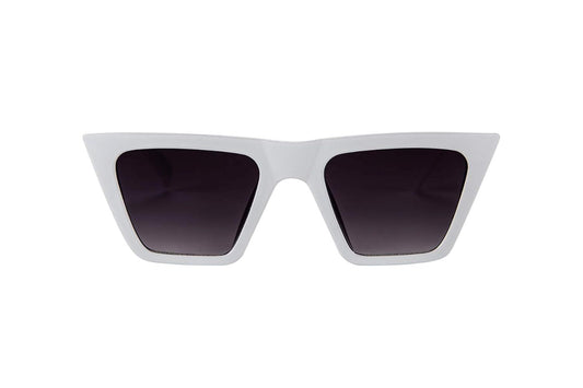 White Cateye Sunglass For Girls