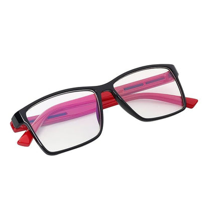 Red & Black Square Spectacle