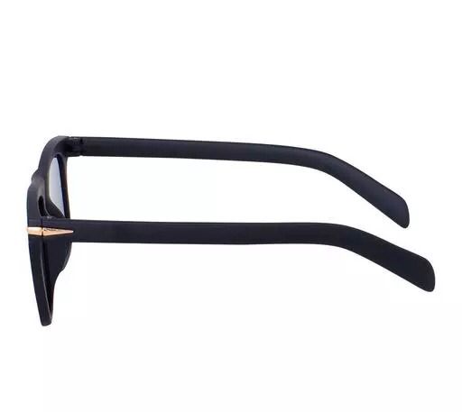 Square Black Unisex Sunglass