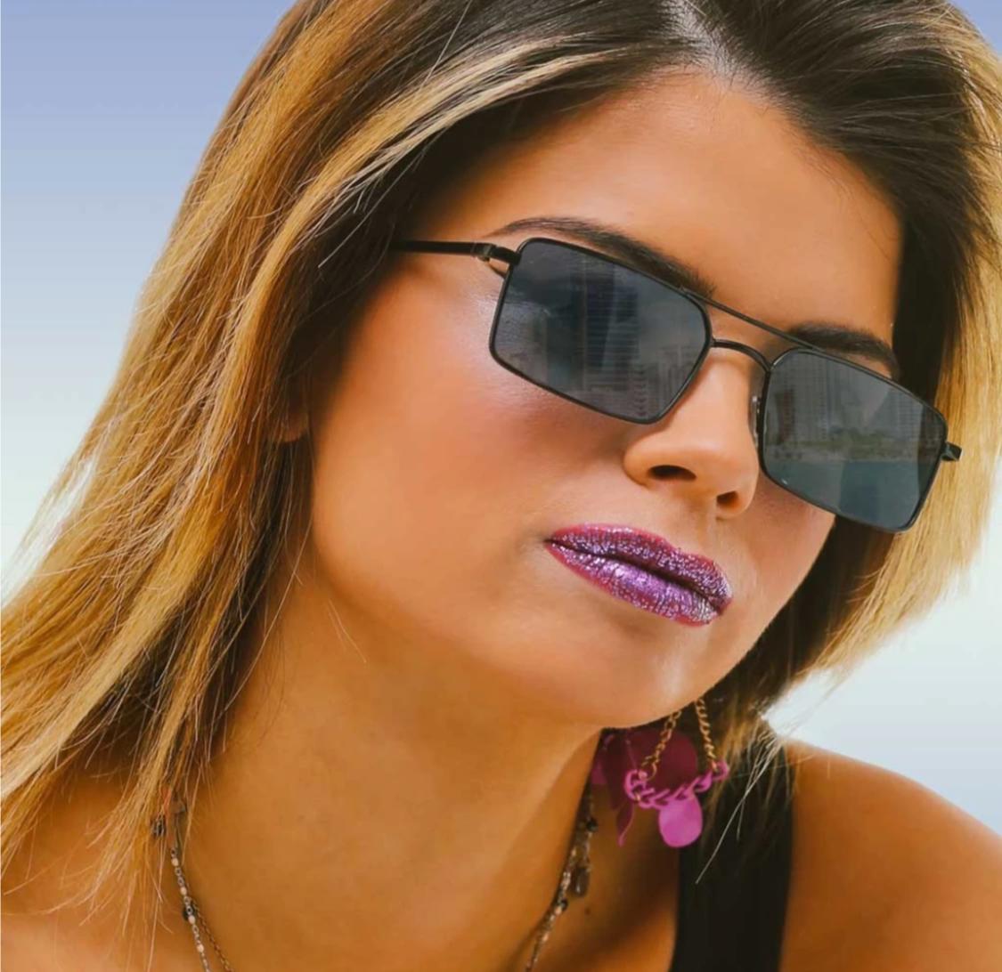 Karan Ahujla Black Unisex Sunglass