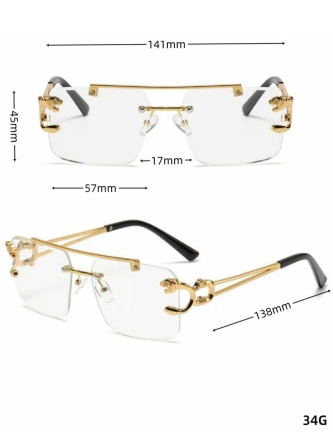 Clear Side Tiger Spectacle