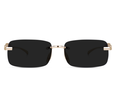 MC STAN Black Rimeless Sunglass For Men & Women skylexo.com | Handbags | Footwear