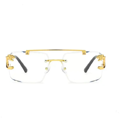 Rimless Clear Unisex Sunglass