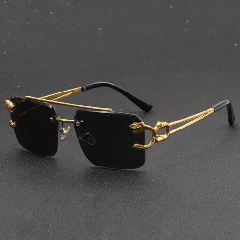 Black RImless Unisex Sunglass